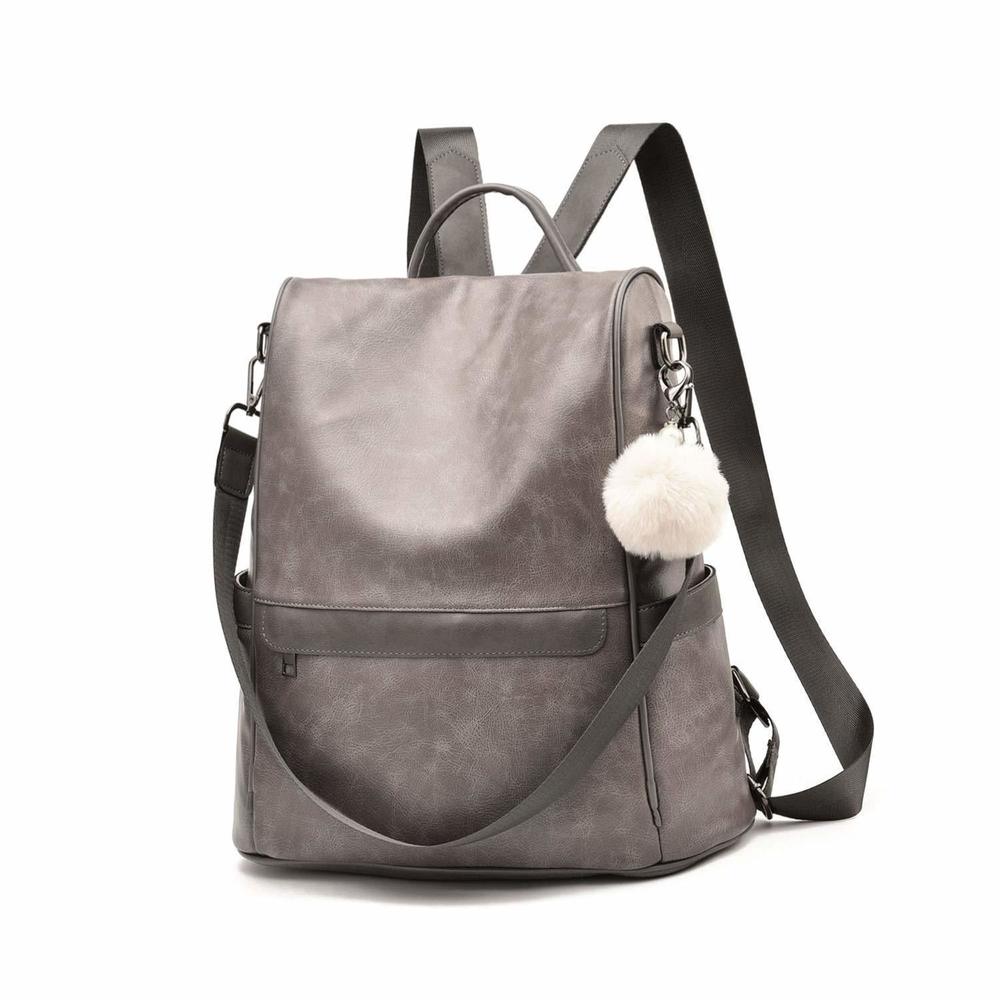 Women Backpack Purse PU Leather Anti-theft Casual Shoulder Bag Fashion🐞